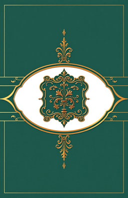 A tripartite portfolio cover design that elegantly reflects minimalism, classical style, and modernism