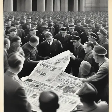 During World War II, the Nazi propaganda machine targeted the admass through mass media to manipulate public opinion.