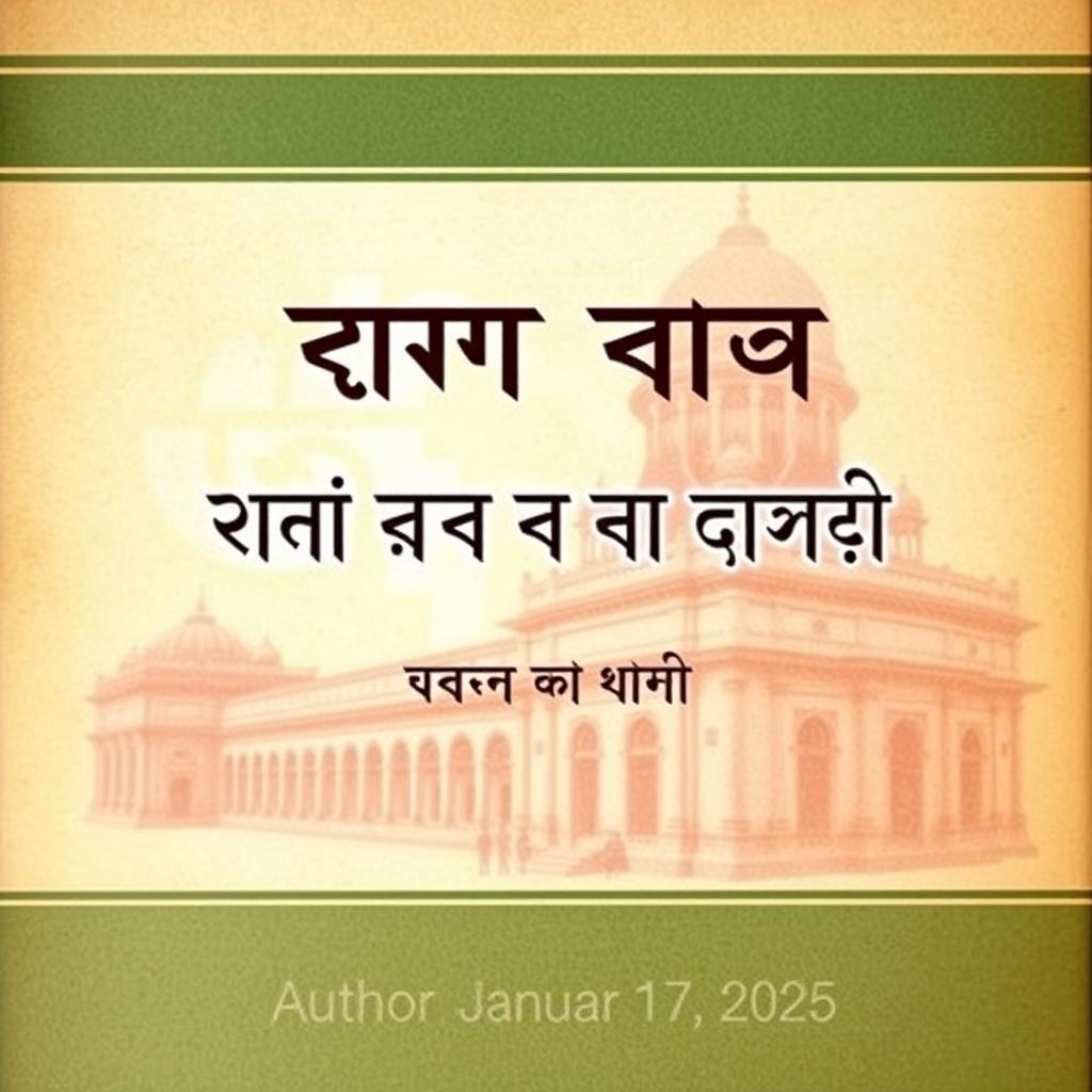 A beautifully designed cover page featuring the title 'বাঙ্গালীর ইতিহাস আদিপর্ব ২য় খন্ড' prominently displayed in a classic serif font that conveys historical significance