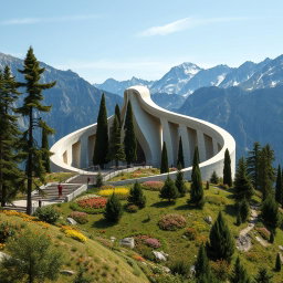 A monumental structure that embodies the themes of sacrifice, strength, and heroism