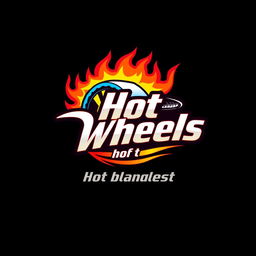 A vibrant and dynamic logo design for 'Hot Wheels of Bangladesh'
