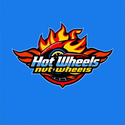 A vibrant and dynamic logo design for 'Hot Wheels of Bangladesh'