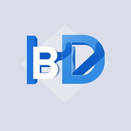 A modern and sleek logo design featuring the letters 'H', 'B', and 'D' creatively intertwined
