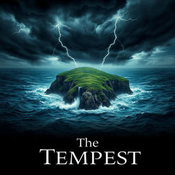 A dramatic and atmospheric depiction highlighting the theme of "The Tempest