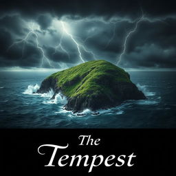 A dramatic and atmospheric depiction highlighting the theme of "The Tempest