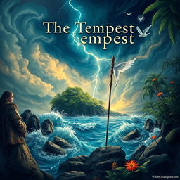 A captivating visual representation of 'The Tempest' by William Shakespeare