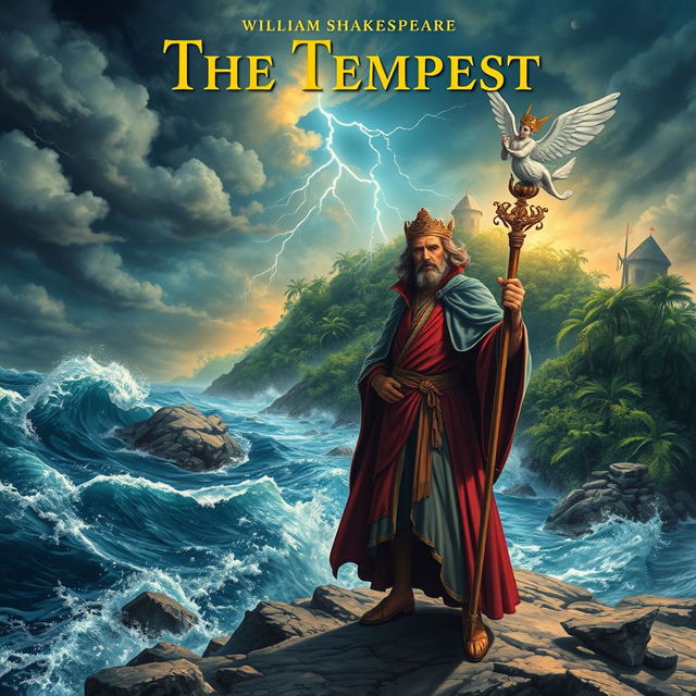 A captivating visual representation of 'The Tempest' by William Shakespeare