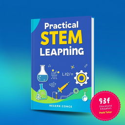 A book cover design for a practical STEM learning guide