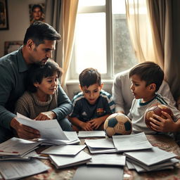 A touching moment depicting the financial struggles of Lionel Messi's family as they confront the high costs of his growth hormone treatment