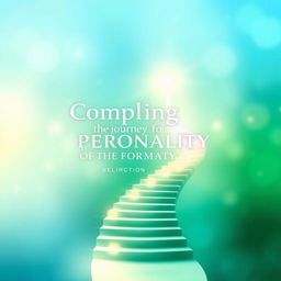 A book cover for "Completing the Journey of Personality: From Formation to Perfection" featuring inspiring and symbolic colors including sky blue, emerald green, and gold