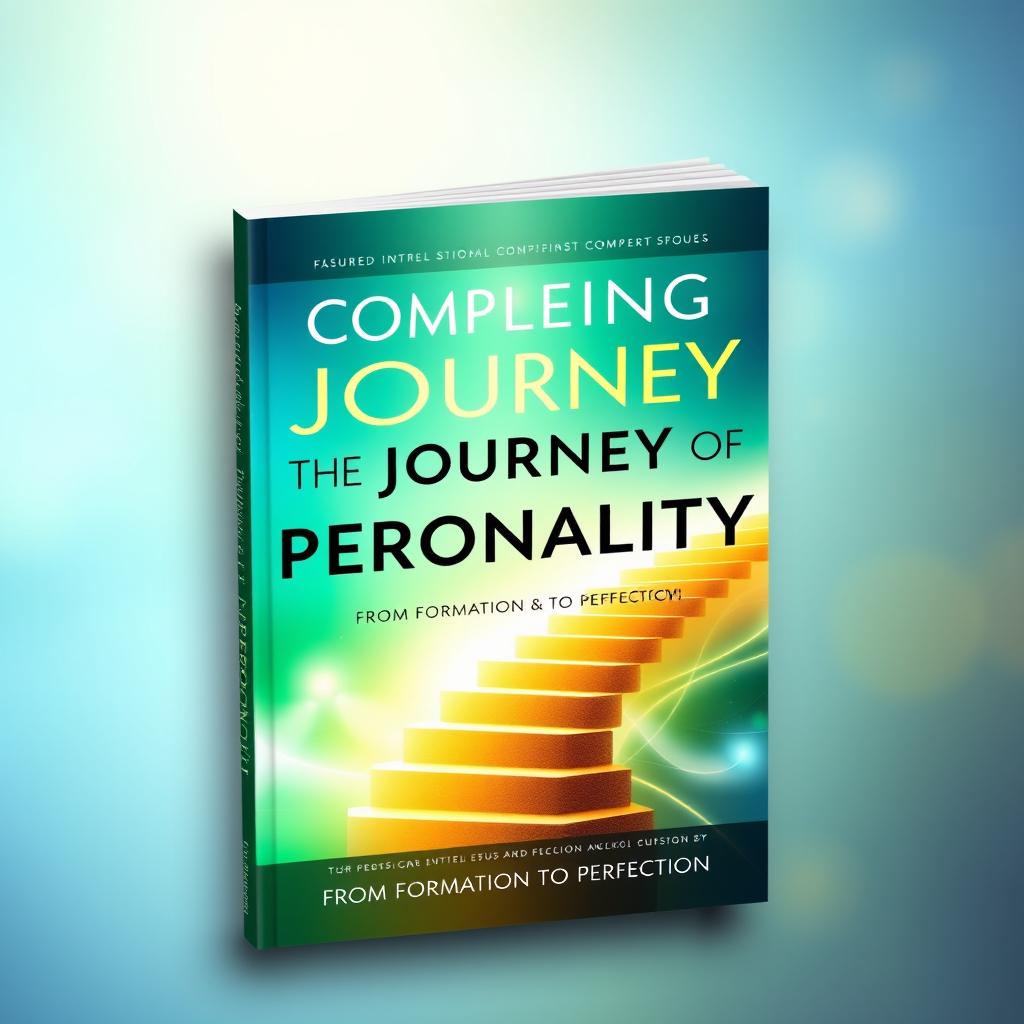 A book cover for "Completing the Journey of Personality: From Formation to Perfection" featuring inspiring and symbolic colors including sky blue, emerald green, and gold
