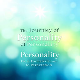 A book cover design for the title 'Completing the Journey of Personality: From Formation to Perfection'