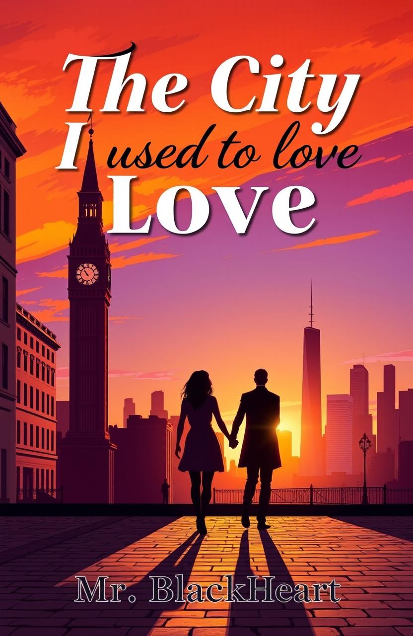 A captivating book cover for "The City I Used to Love" by Mr