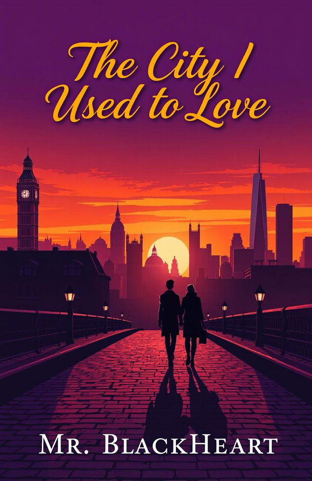 A captivating book cover for "The City I Used to Love" by Mr