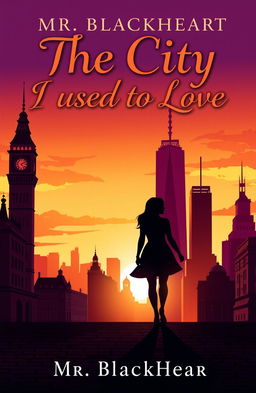 A captivating book cover for "The City I Used to Love" by Mr