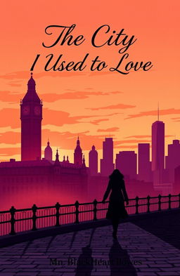A captivating book cover for "The City I Used to Love" by Mr