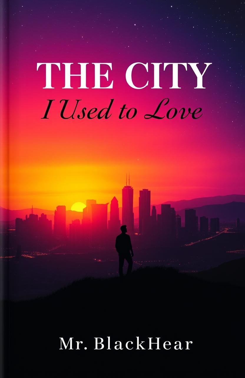 A captivating book cover for the title 'The City I Used to Love' by Mr