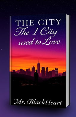 A captivating book cover for the title 'The City I Used to Love' by Mr