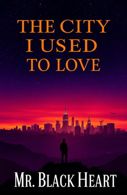 A captivating book cover for the title 'The City I Used to Love' by Mr