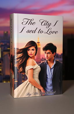 A captivating book cover featuring a woman and a man embodying a romantic yet melancholic theme