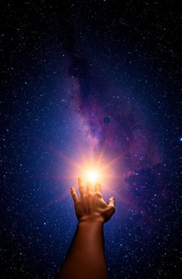 A breathtaking starry night sky filled with countless twinkling stars and vibrant nebulae, showcasing the beauty of the cosmos