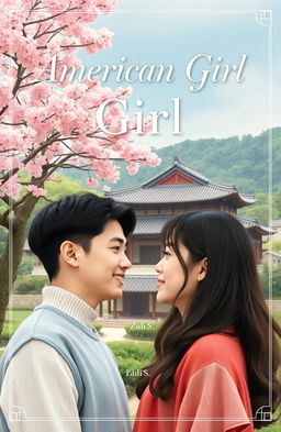 A book cover for 'American Girl' by Zuli S