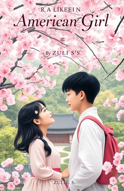 A book cover for 'American Girl' by Zuli S