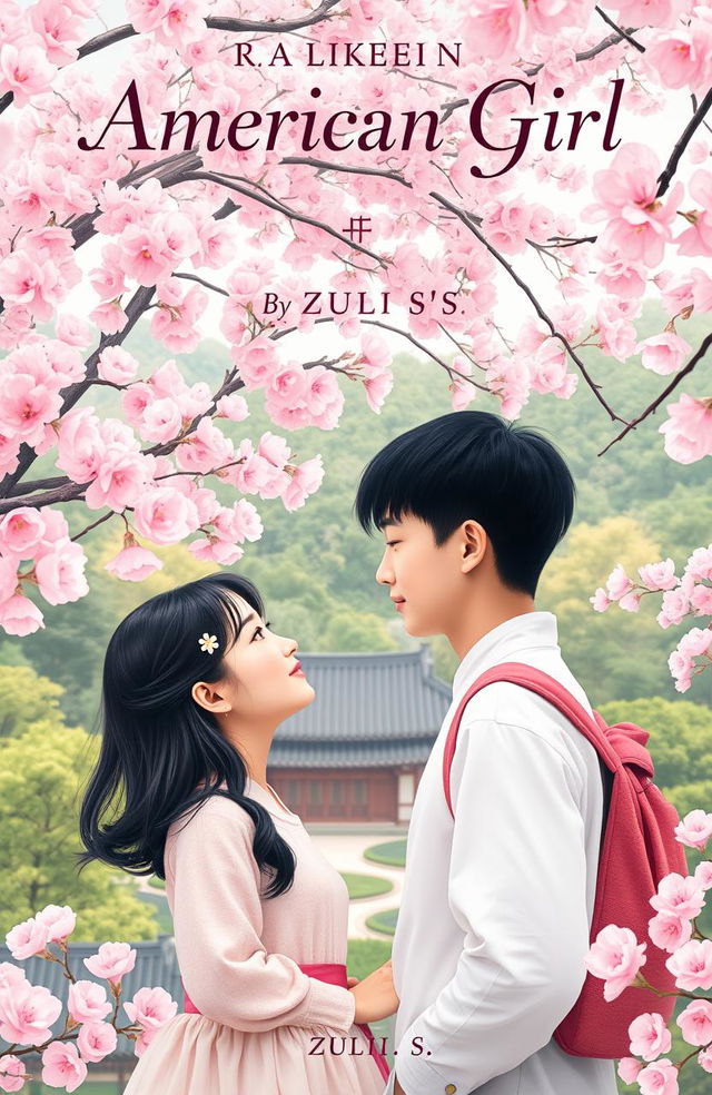 A book cover for 'American Girl' by Zuli S