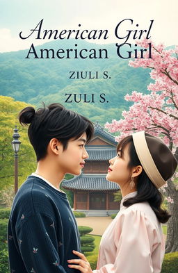 A book cover for 'American Girl' by Zuli S