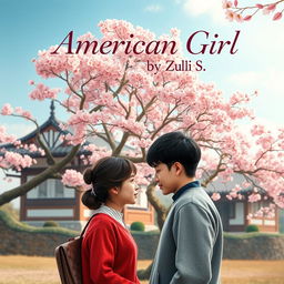 A book cover for 'American Girl' by Zuli S