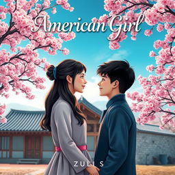 A book cover for 'American Girl' by Zuli S