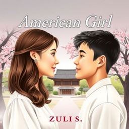 A book cover for 'American Girl' by Zuli S