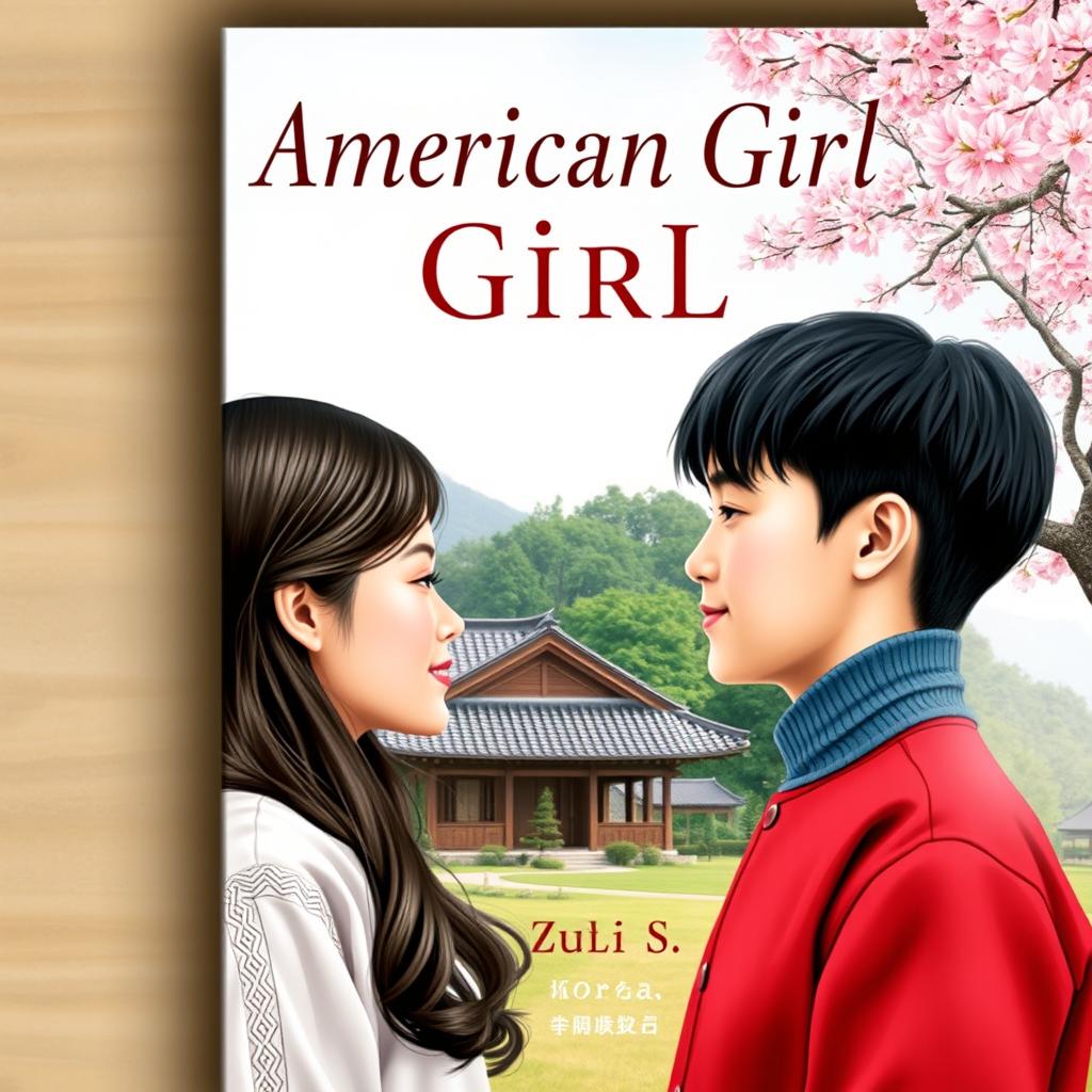 A book cover for 'American Girl' by Zuli S