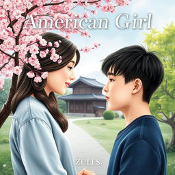 A book cover for 'American Girl' by Zuli S