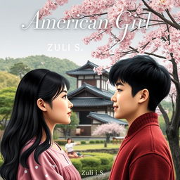 A book cover for 'American Girl' by Zuli S