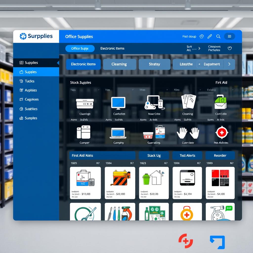 Streamlined Supplies Inventory System Interface