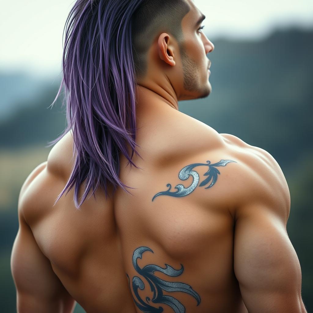 A stunningly fit man with a perfect physique, showcasing an athletic build