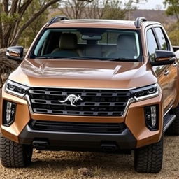 A luxurious light truck with a powerful V8 engine and 4x4 capability
