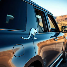 A luxurious vehicle featuring a powerful V8 engine and 4x4 capability, designed with elegance