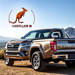 A light truck featuring a powerful V8 engine and 4x4 capability, designed with a high-end luxurious appearance