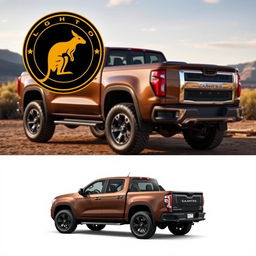 A light truck featuring a powerful V8 engine and 4x4 capability, designed with a high-end luxurious appearance