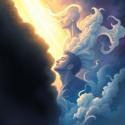 A mesmerizing representation of the passage of the soul from darkness to light