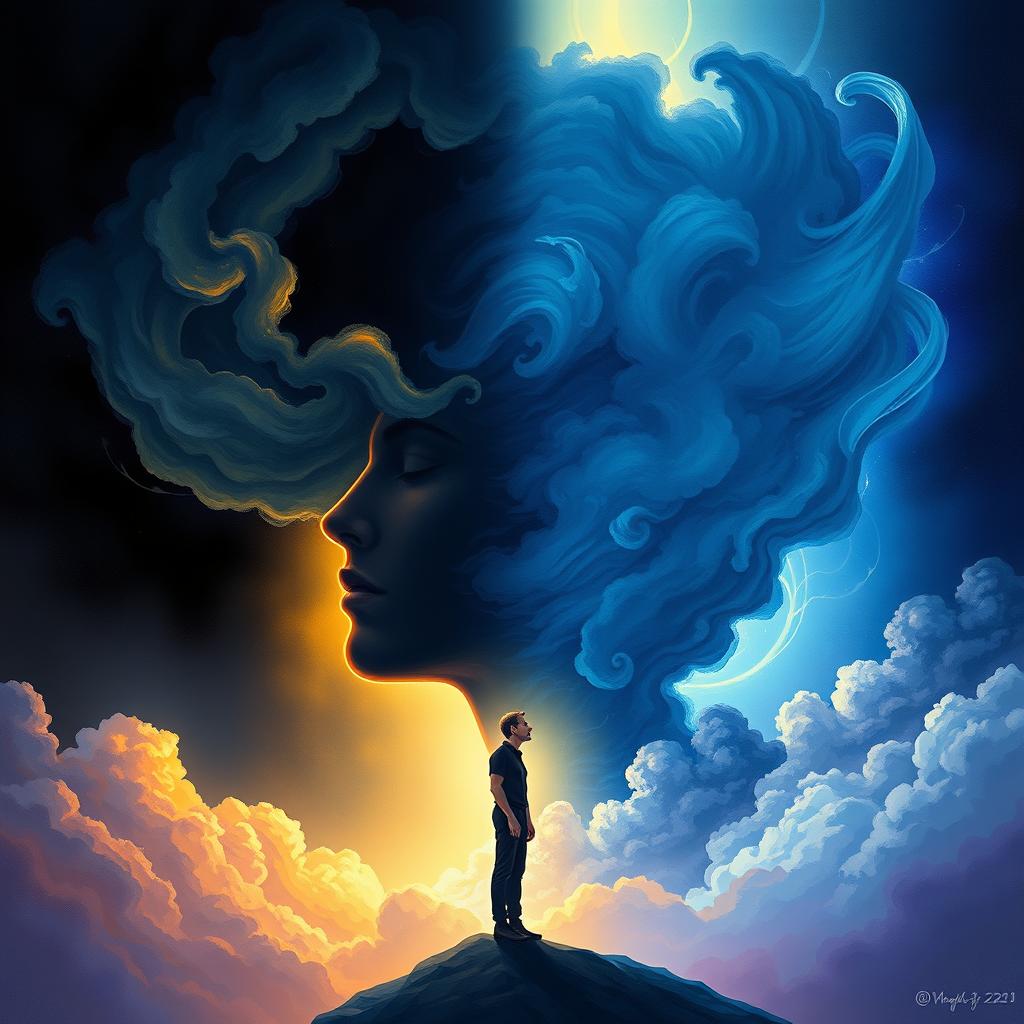 A mesmerizing representation of the passage of the soul from darkness to light