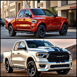 A light truck inspired by the Shelby SRT500, equipped with a powerful V8 engine and 4x4 capability, embodying luxury and performance