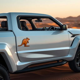 A luxurious light truck inspired by Lamborghini design, featuring a powerful V8 engine and 4x4 capability