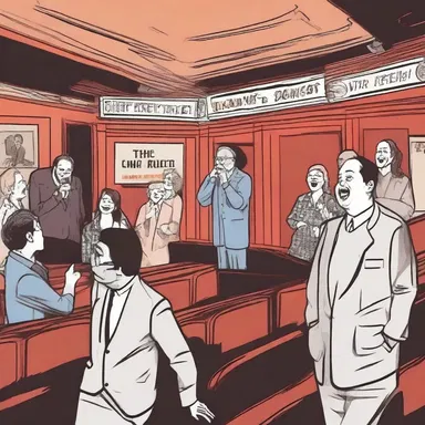 The comedy club had an admisssive audience, who eagerly laughed at every joke on stage.