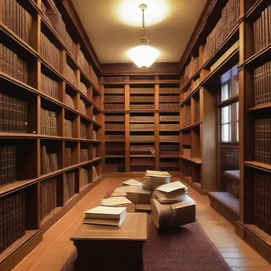 The library had an admisssive collection of literature, housing books from various genres and authors.