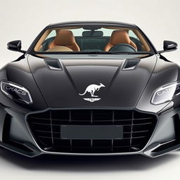 A luxurious car featuring a powerful V8 engine, embodying elegance and luxury
