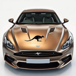 A luxurious car featuring a powerful V8 engine, embodying elegance and luxury
