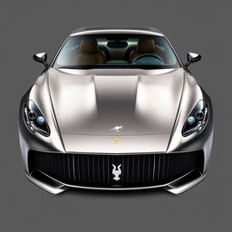 A high-class luxury car featuring a powerful V8 engine, exuding elegance and opulence